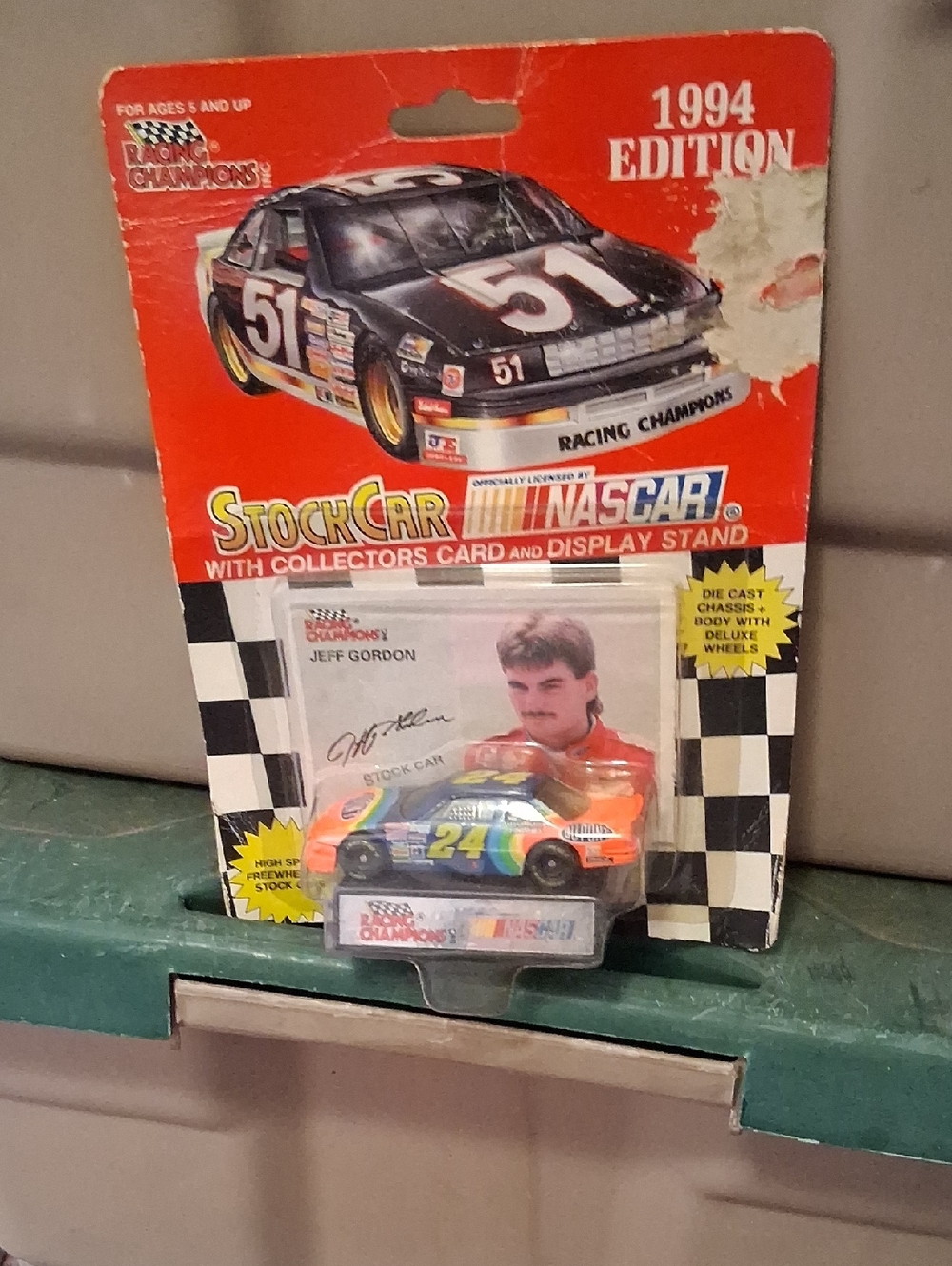 Nascar Jeff Gordon Kids Toy Car - Orange/Blue/Yellow